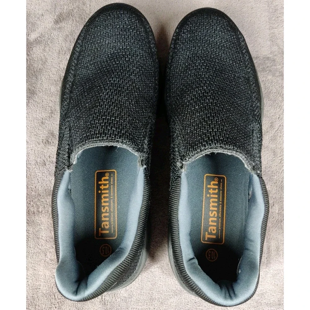 Tansmith Black Slip-on Casual Shoes Men's Size 10.5‎